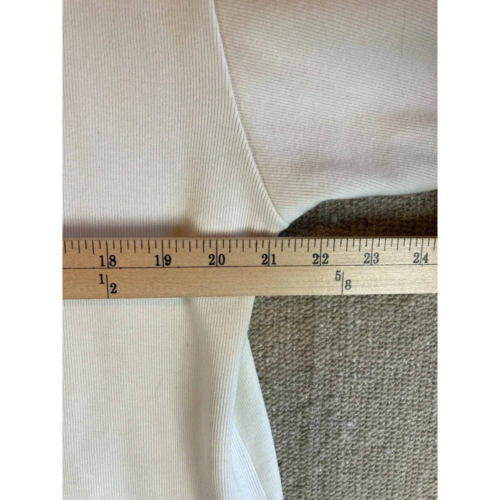 VTG Mens Sz XL Made in USA LL BEAN Beige Cargidan Sweater Pockets